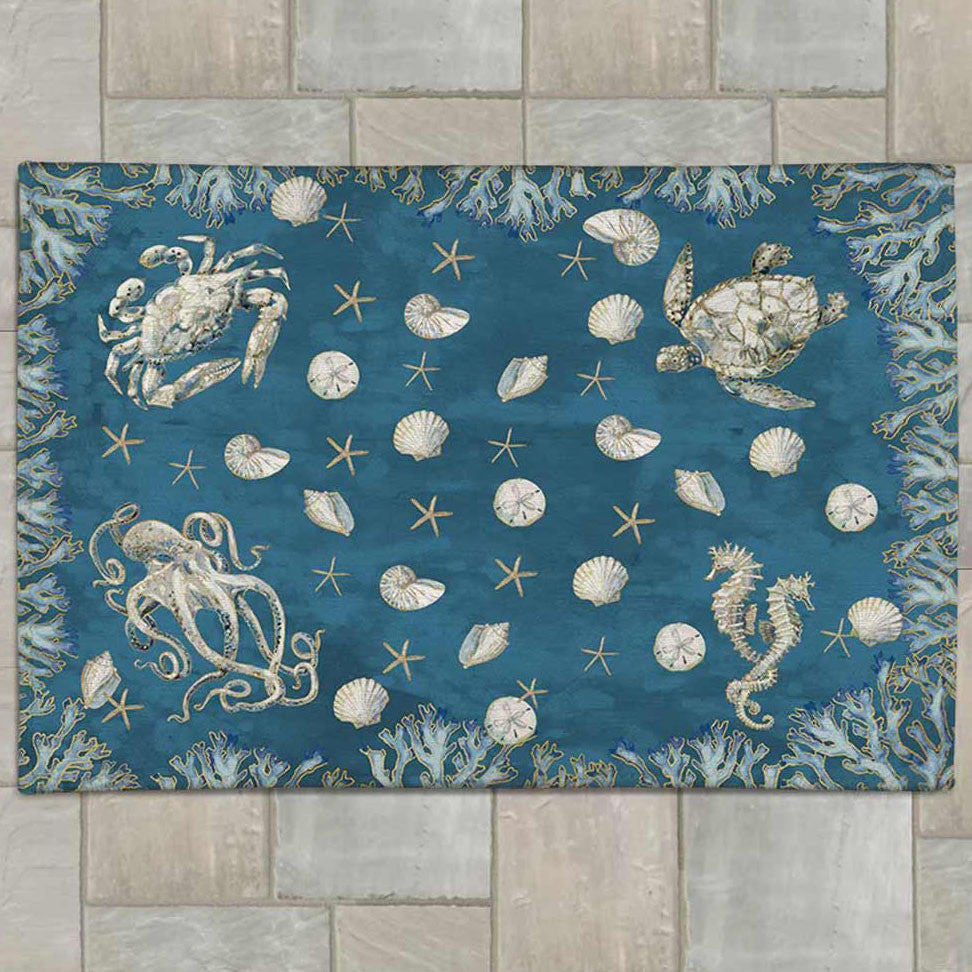 Shells & More Outdoor Rug - 4 x 6