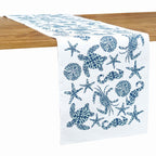 Seaside Blue Table Runner