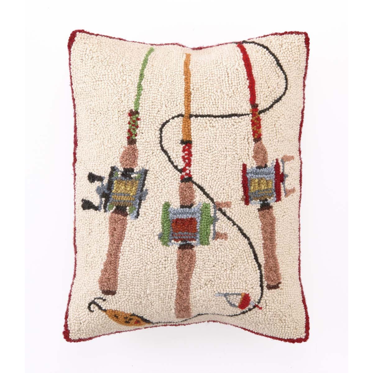 Wilderness Fishing Rods Hooked Pillow - OUT OF STOCK UNTIL 08/27/2026