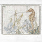 Serene Seahorse Throw - Small