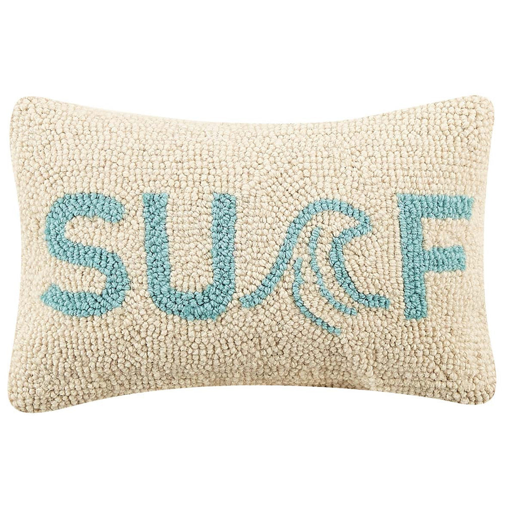 Surf Beach Hooked Pillow - OUT OF STOCK UNTIL 10/08/2026