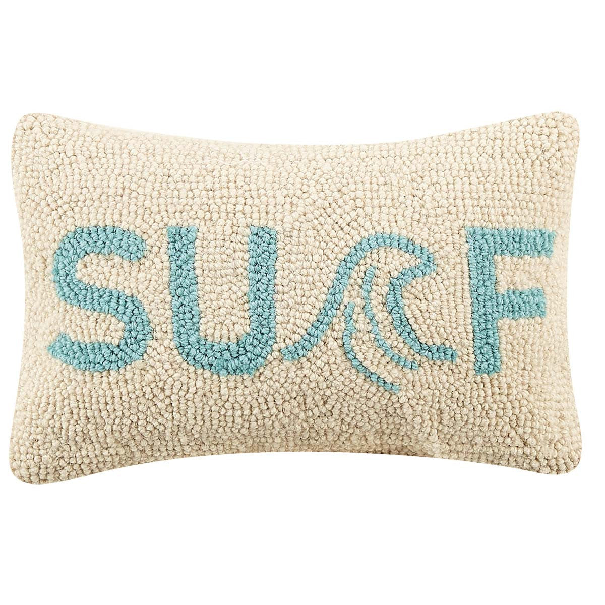 Surf Beach Hooked Pillow - OUT OF STOCK UNTIL 10/08/2026