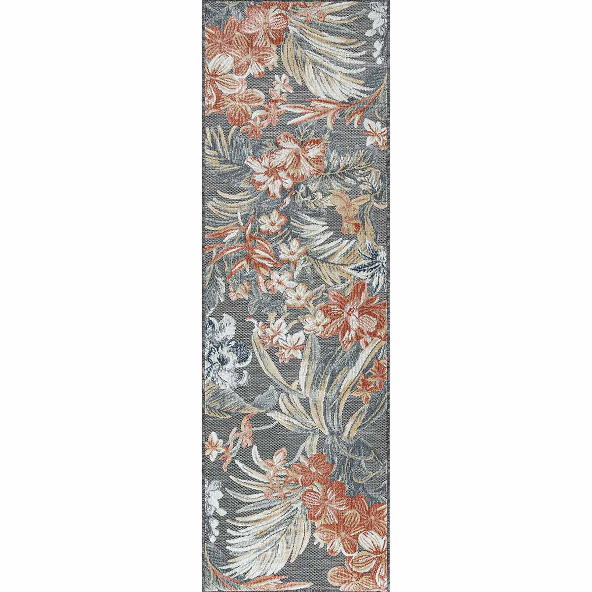Cabo Flowers Indoor/Outdoor Rug - 2 x 7