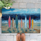 Surfboard Row Outdoor Rug - 3 x 5