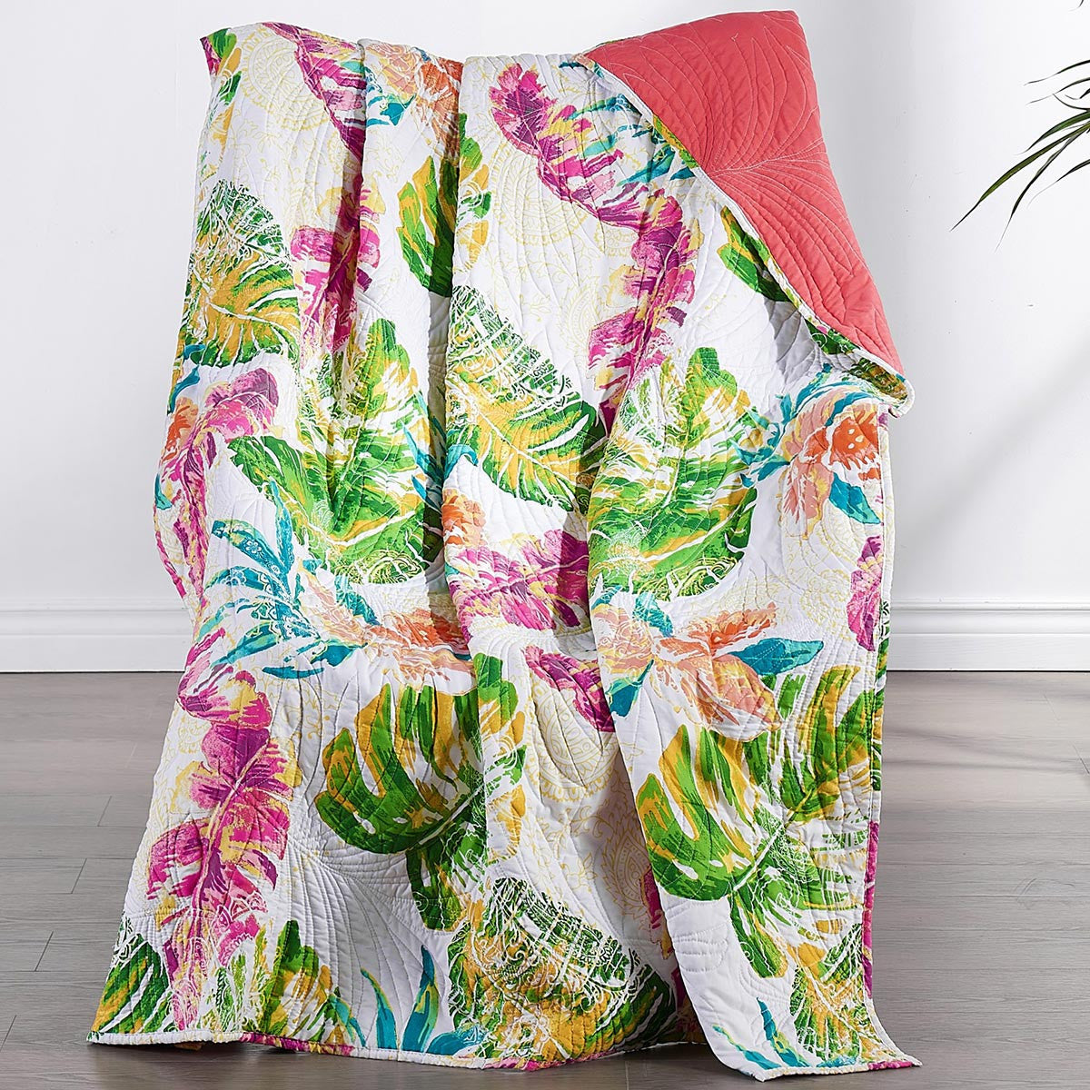 Tropical Flora Throw