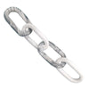 White & Gray Marble Oval Chains