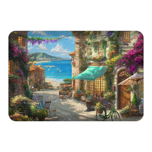 Thomas Kinkade Italian Cafe Anti-Fatigue Kitchen Mat - OUT OF STOCK UNTIL 09/01/2026