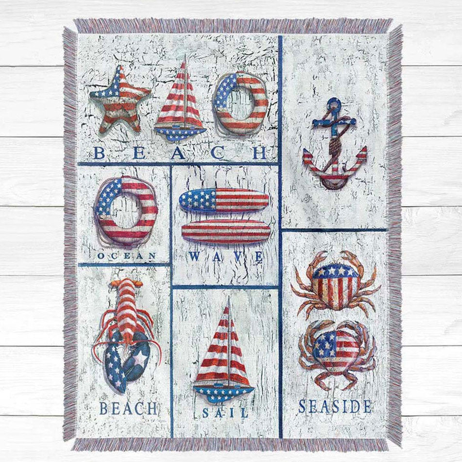 American Pride Beach Throw - Large