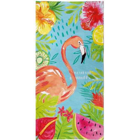 Fruity Flamingo Beach Towel - OUT OF STOCK UNTIL 08/24/2026