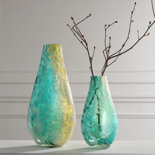 Waves & Sand Vases - Set of 2