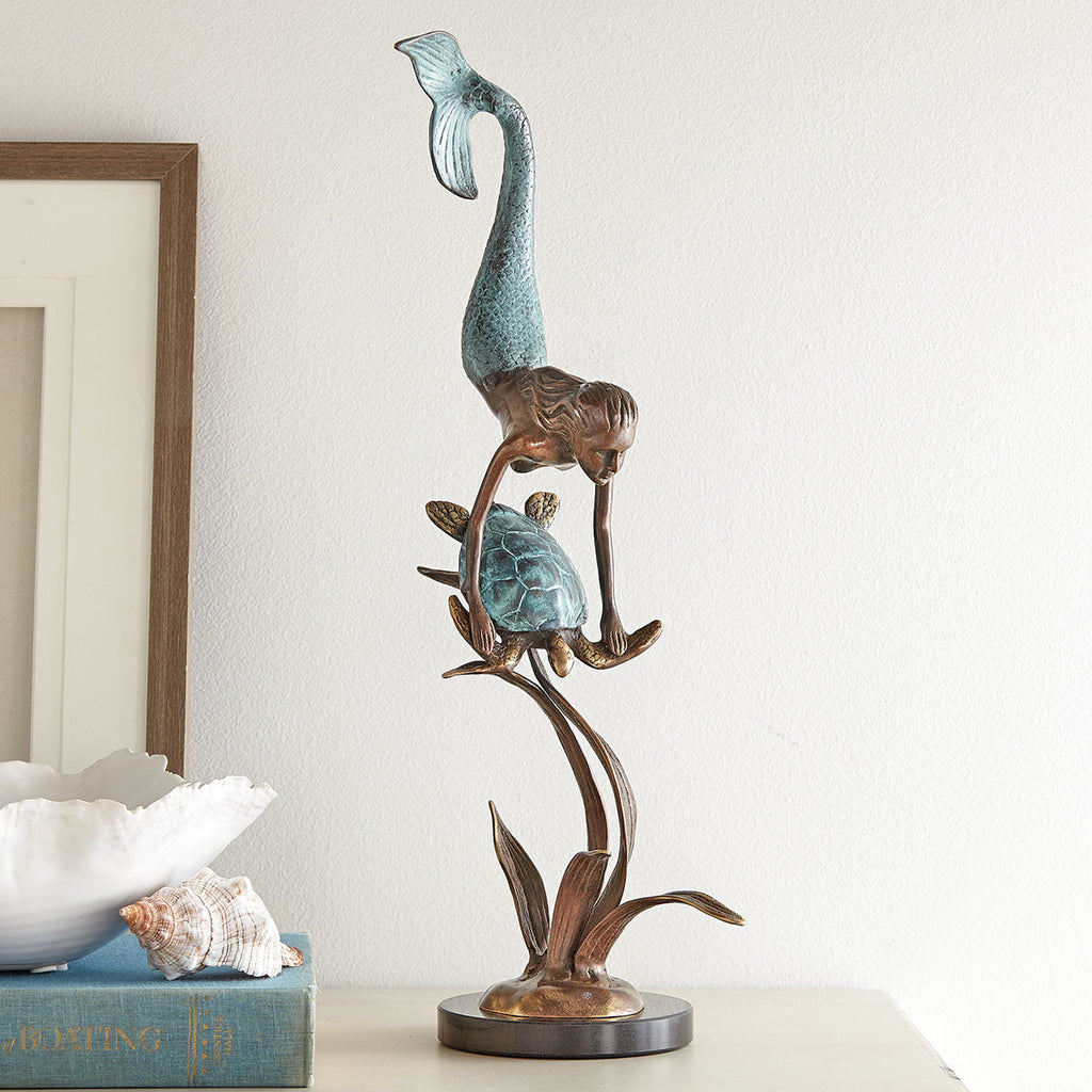 Under the Sea Mermaid Sculpture