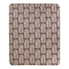 Tropical Elegance Fleece Throw - Brown