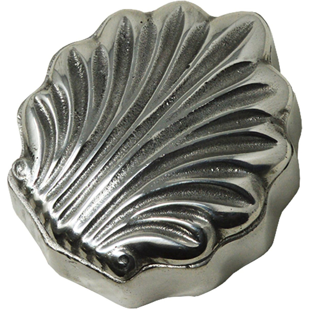 Pewter Seashell Jewelry Box