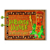Paradise Lounge Personalized Wall Sign