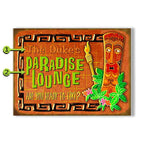 Paradise Lounge Personalized Wall Sign