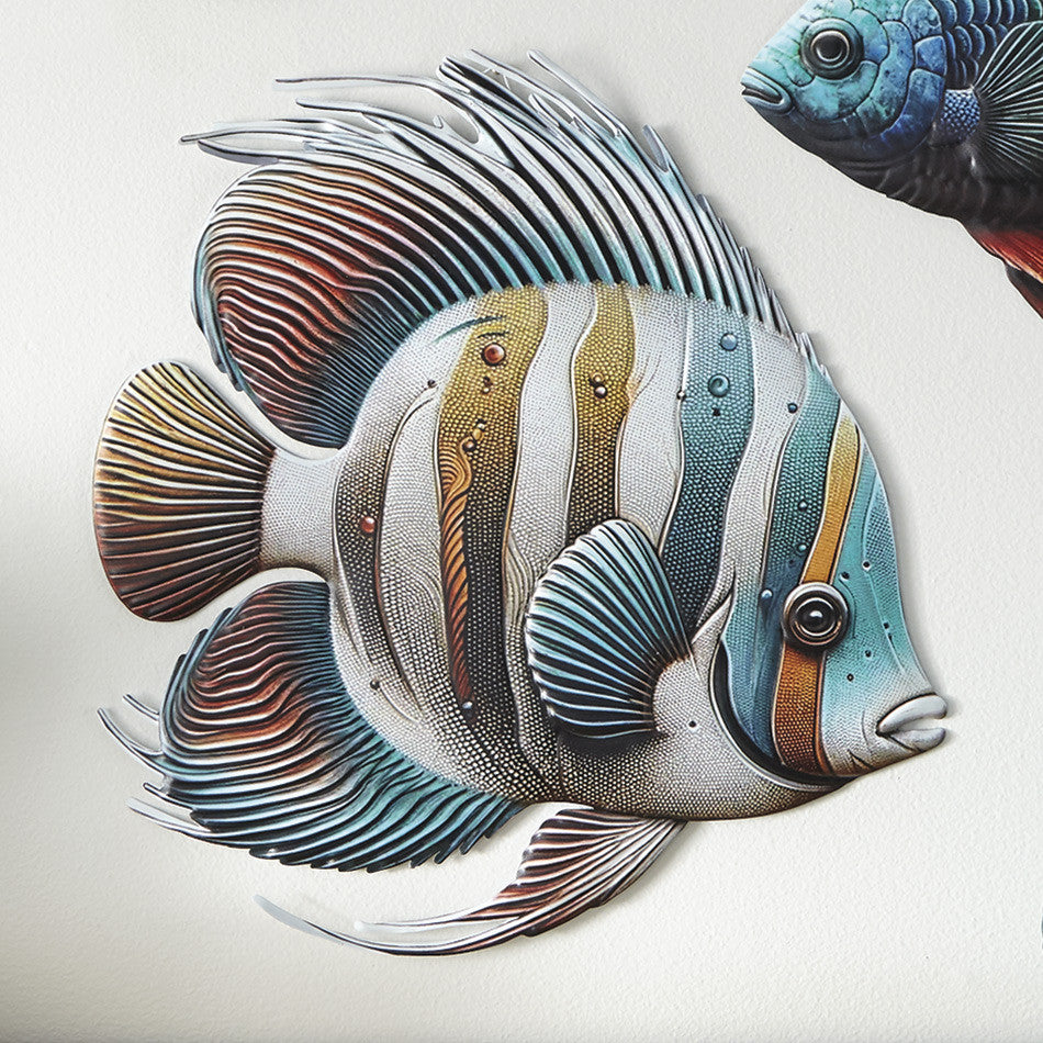 Tropical Fish Wall Art - 16 Inch