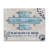 Seaside Puzzle Personalized Stretched Canvas - Small