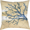 Coral & Scallop Outdoor Pillow
