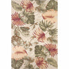 Sparta Beige Palm Leaves Rug - 8 x 10