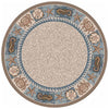 Tidal Life Oasis Rug - 8 Ft. Round