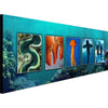 Undersea Personalized Stretched Canvas - Small