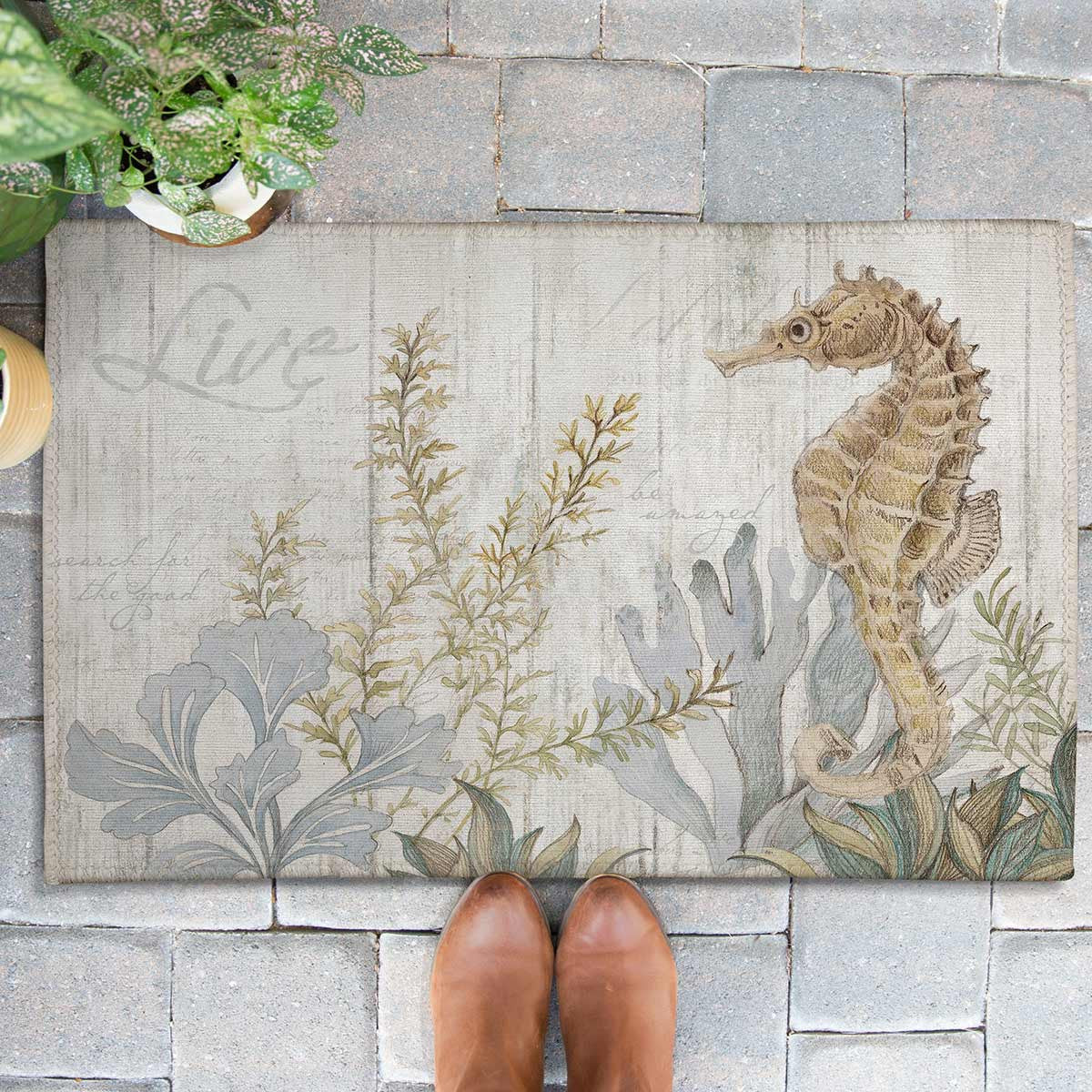 Seahorse Dream Outdoor Rug - 3 x 5