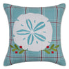 Sand Dollar Seaside Holly Pillow