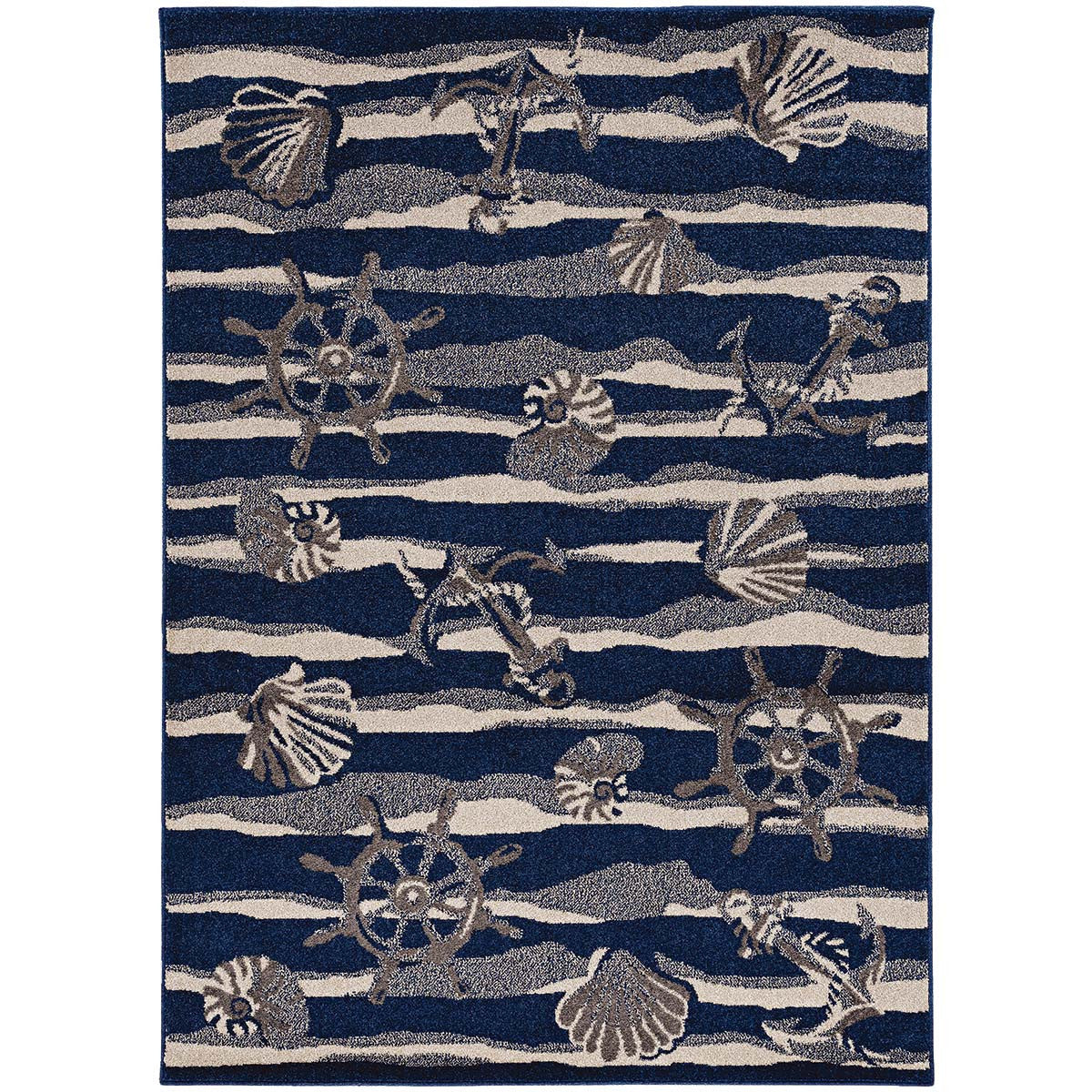 Nautical Night Indoor/Outdoor Rug - 5 x 8