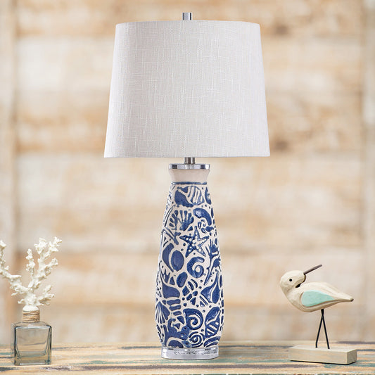 Blue Beach Table Lamp - OUT OF STOCK UNTIL 06/24/2026