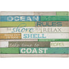 Oceanside Planks Chenille Rug - 4 x 6
