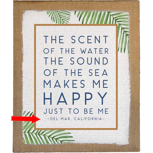 Happy to Be Me Personalized Wall Art