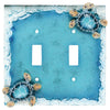 Sea Turtles Double Switch Plate