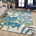 Kauai Flowers Rug - 5 x 8 - OUT OF STOCK UNTIL 10/20/2026