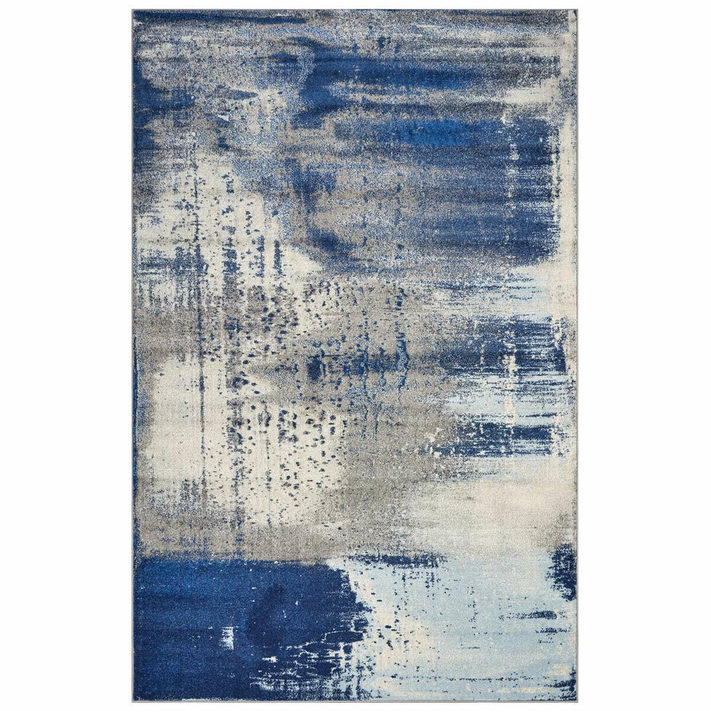 Weathered Denim Rug - 8 x 10
