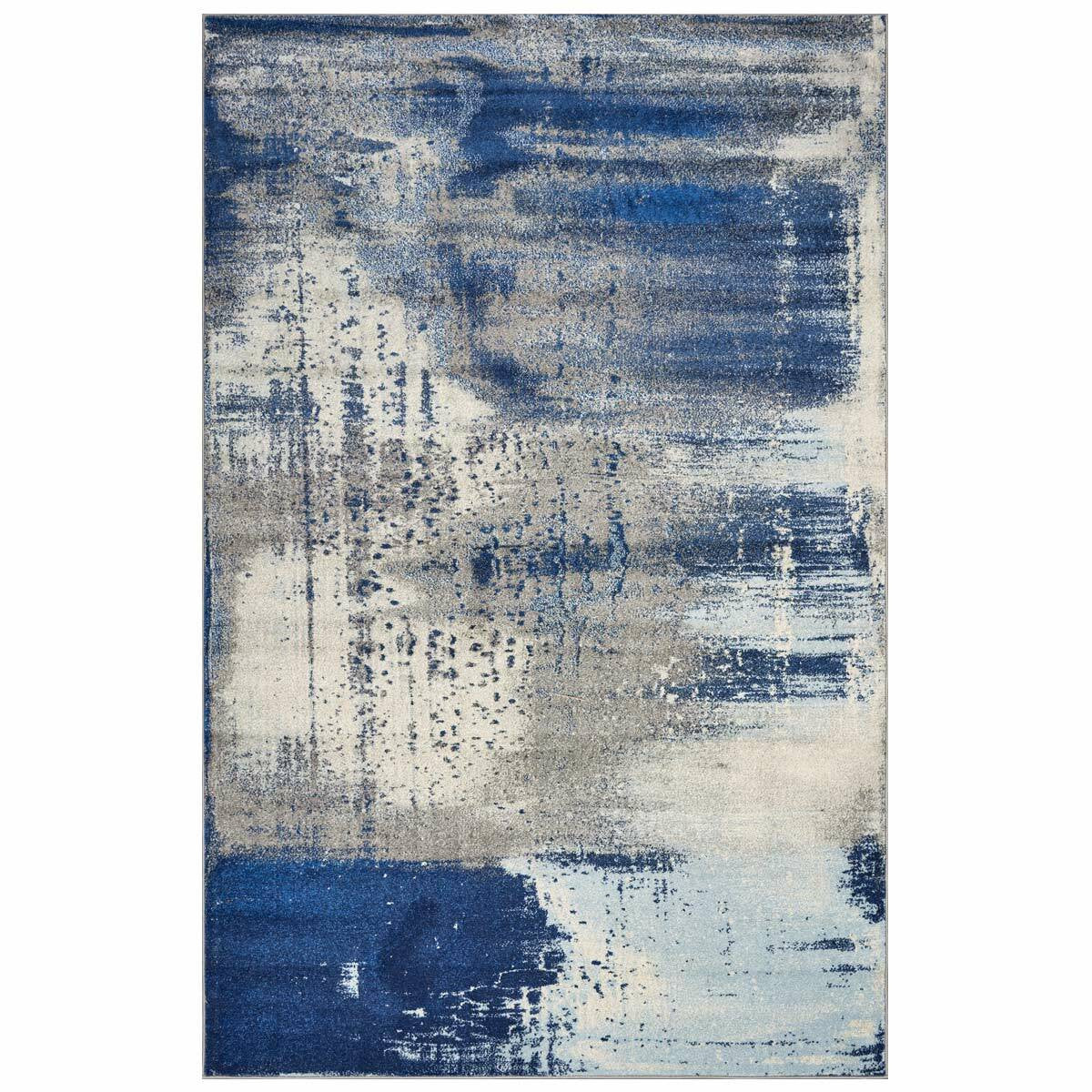 Weathered Denim Rug - 8 x 10