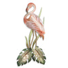 Translucent Flamingo Metal Wall Art