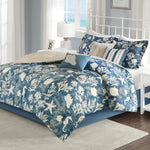 Indigo Reef Bed Set - Cal King