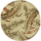 Sparta Ivory Ferns Rug - 6 Ft Round