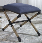 Fishermans Cove Navy Bench - Small