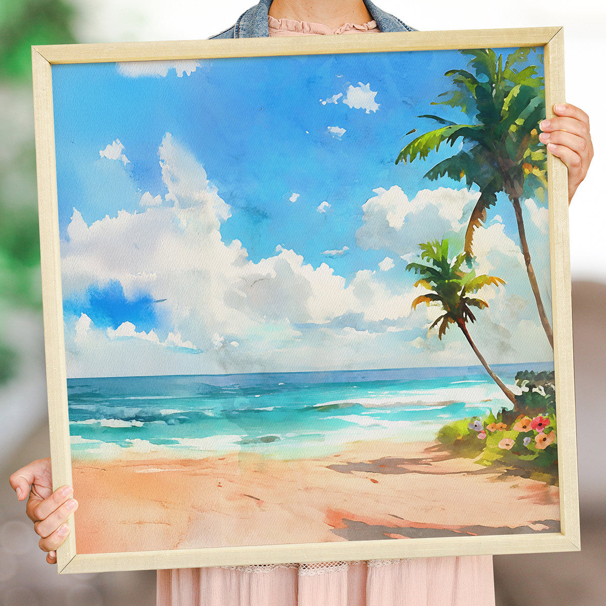 Island Oasis Wood Wall Art