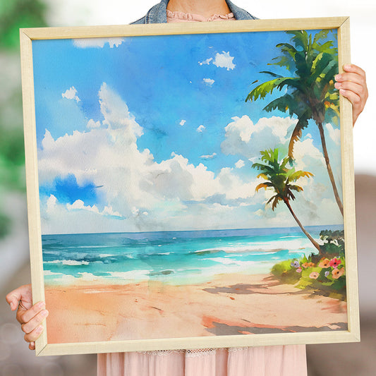 Island Oasis Wood Wall Art