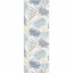 Palm Island Blue & Gold Indoor/Outdoor Rug - 2 x 8