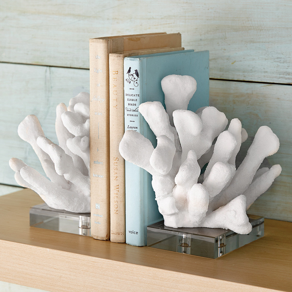 White Coral Bookends - Set of 2 - OVERSTOCK