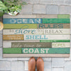 Seaside Rules Outdoor Rug - 2 x 3