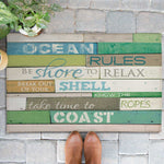 Seaside Rules Outdoor Rug - 2 x 3