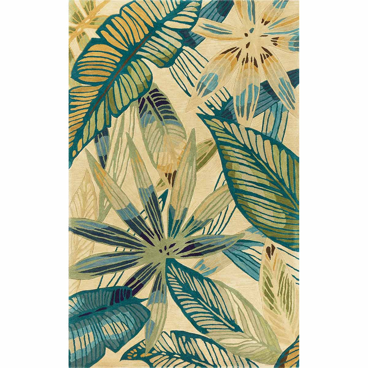 Golden Jungle Rug - 9 x 12