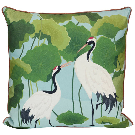 Coastal Cranes Pillow - OUT OF STOCK UNTIL 05/27/2026