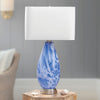 Indigo Waves Table Lamp - OVERSTOCK