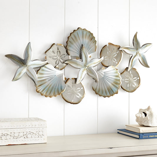 Shells of the Shore Metal Wall Art