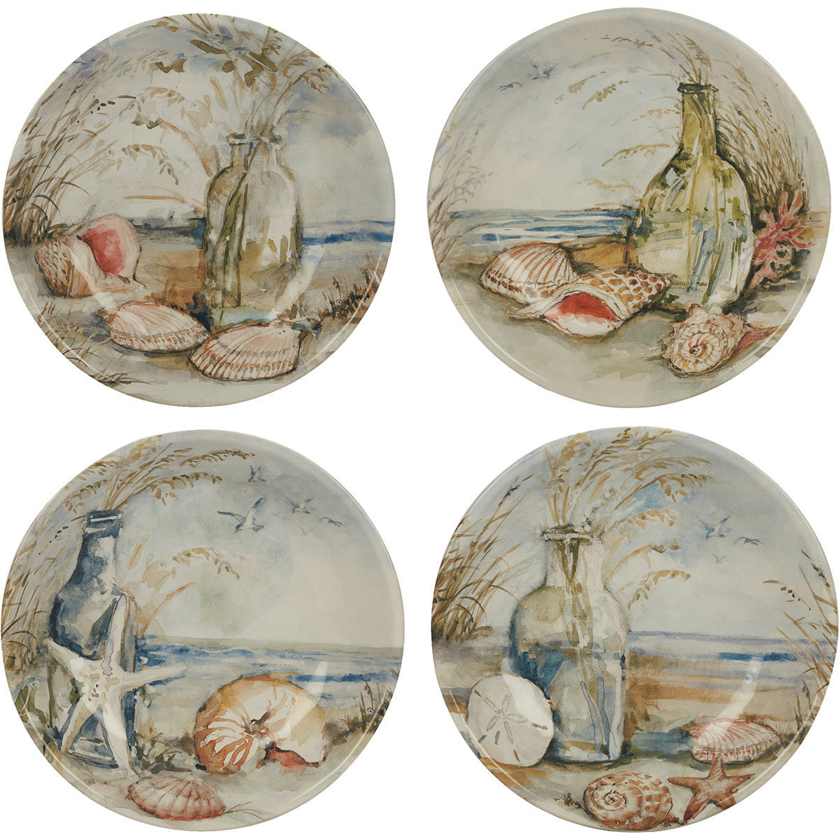 Seaside Gathering Soup/Pasta Bowls - Set of 4